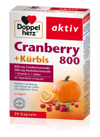 Doppelherz Cranberry + Kürbis